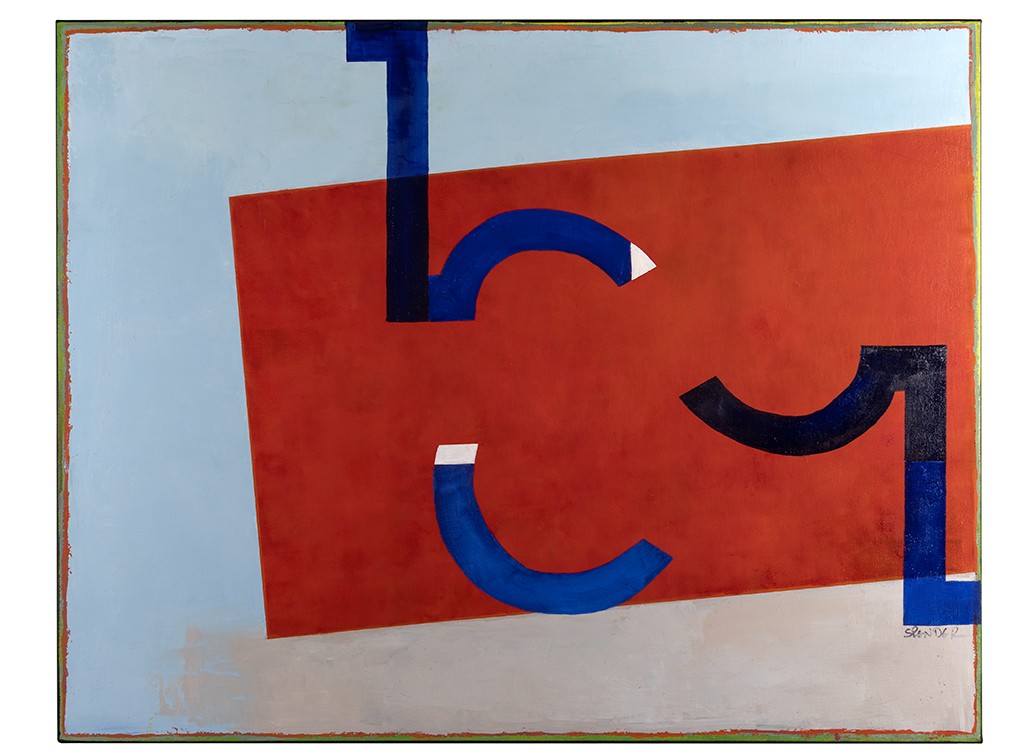 Chantal Spender Artiste peintre Zéa HST 70 x 90 cm